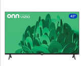 ONN. TV 43" LED 1080P FHD DE VIZIO SMART TV MOD WFD43S0830 + ROKU GRATIS