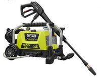 Ryobi Hidrolavadora Electrica 1900psi 1.2GPM Reconstruida de Fabrica con 1 Año de Garantia