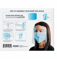 Caja Face Shield Incluye 10 Marcos y 30 Películas o Pantallas Transparentes